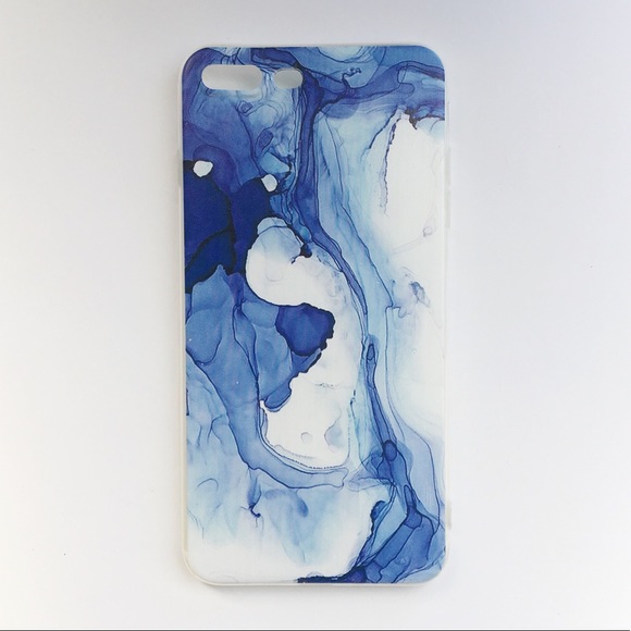LAST ONE iPhone 7+/8+ Case Blue White Iceberg Ink - Picture 2 of 5